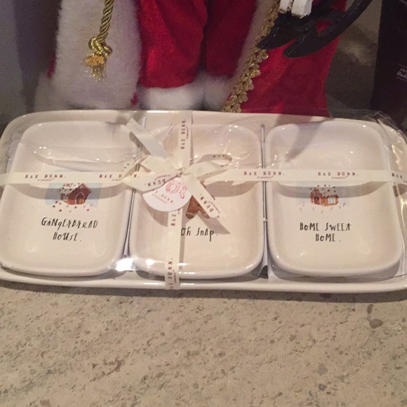 Rae Dunn “Gingerbread House, Oh Snap & Home Sweet” - Picture 9 of 13